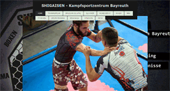 Desktop Screenshot of kampfsport-bayreuth.de